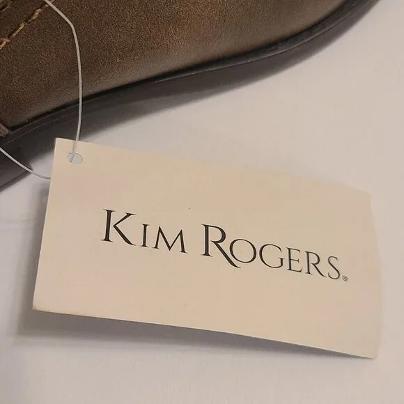 Kim Rogers Brown Knee-High Riding Boots 8.5M – Memory Foam Insole, Buckle Detail - Picture 9 of 11